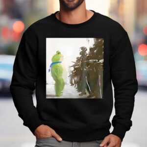 Portland Frog Protest Drawing Anti Trump Sweatshirt