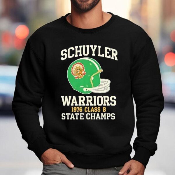 Schuyler Warriors State Champs 1976 Class B Shirt