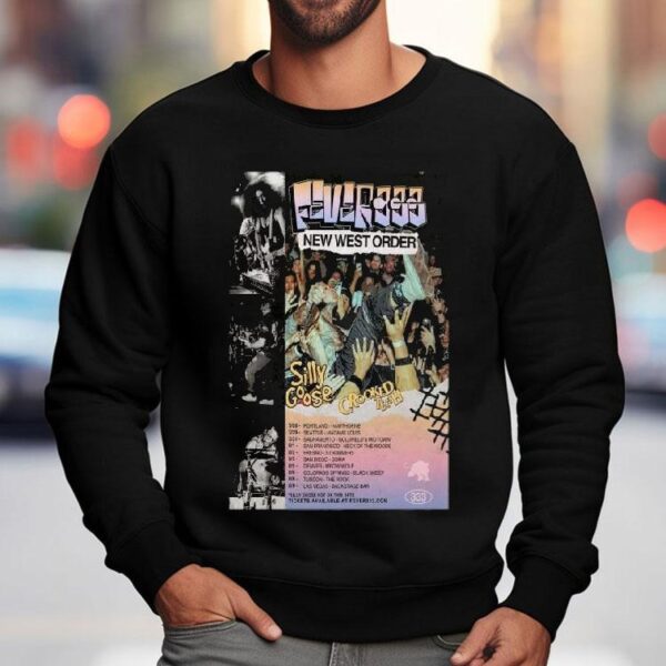 Silly Goose Crooked Th Fever 333 West Coast Summer Tour 2025 Shirt