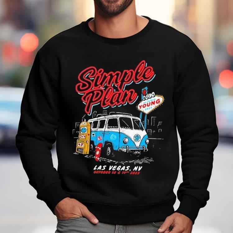 Simple Plan When Young 10-19-2025 Las Vegas Event Shirt Simple Plan When Young 10-19-2025 Las Vegas Event Shirt