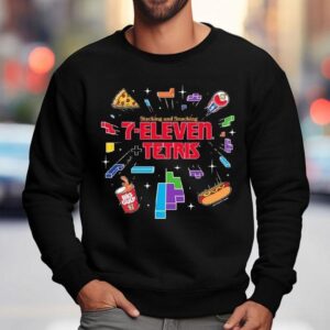 Stacking And Snacking Eleven Tetris Sweatshirt