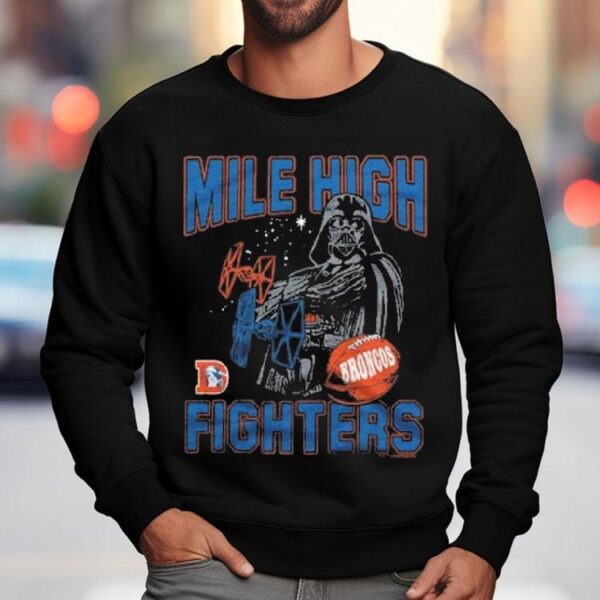 Star Wars Dark Side X Denver Broncos Mile High Fighters Shirt