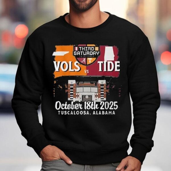 Tennessee Vs Alabama Third Saturday October 18th 2025 Shirt