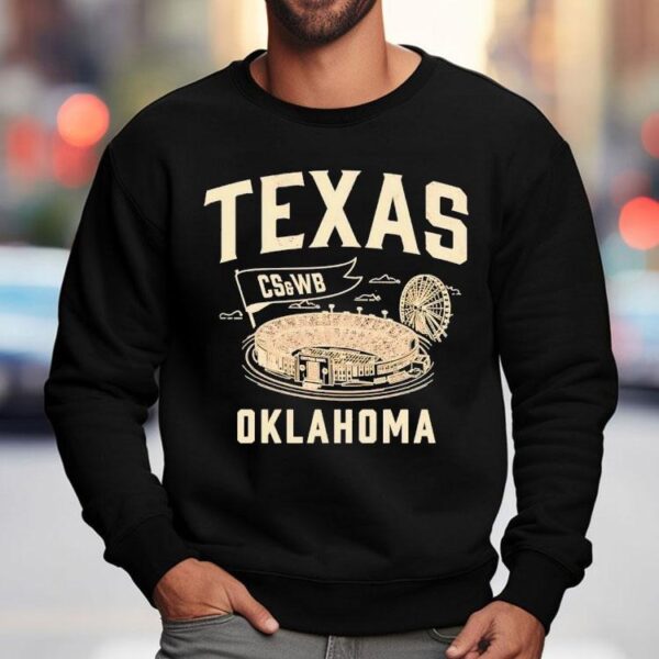 Texas Longhorns Vs Oklahoma Sooners Cs And Wb Stadium Shirt