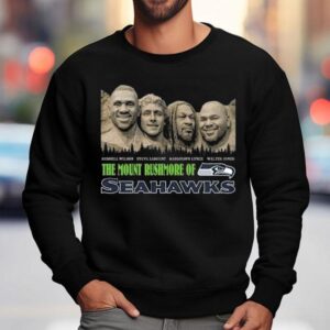 The Mount Rushmore Of Seattle Seahawks Legends 2025 Shirt 3 The Mount Rushmore Of Seattle Seahawks Legends Sweatshirt