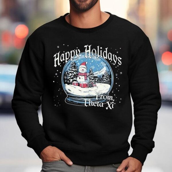 Theta Xi Happy Holidays From Christmas Shirt