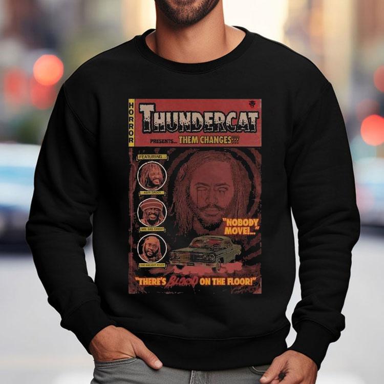 Thundercat There’s Blood On The Floor October 15 2025 At Coca Cola Roxy Shirts Thundercat There’s Blood On The Floor October 15 2025 At Coca Cola Roxy Shirts