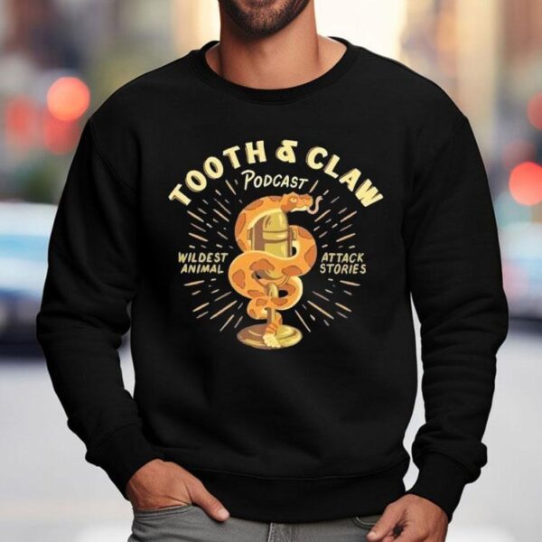 Tooth And Claw Podcast Wildest Animal Attack Stories Rattler Shirt
