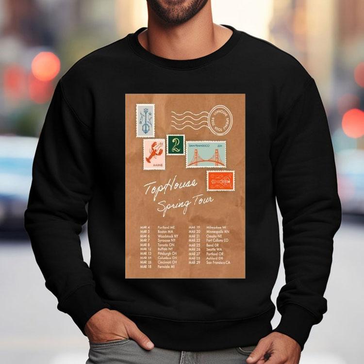 Tophouse Spring Tour 2026 Dates Shirt Tophouse Spring Tour 2026 Dates Shirt