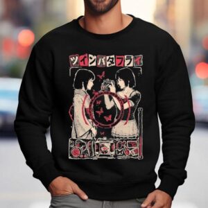 Twin Butterfly Anime Sweatshirt