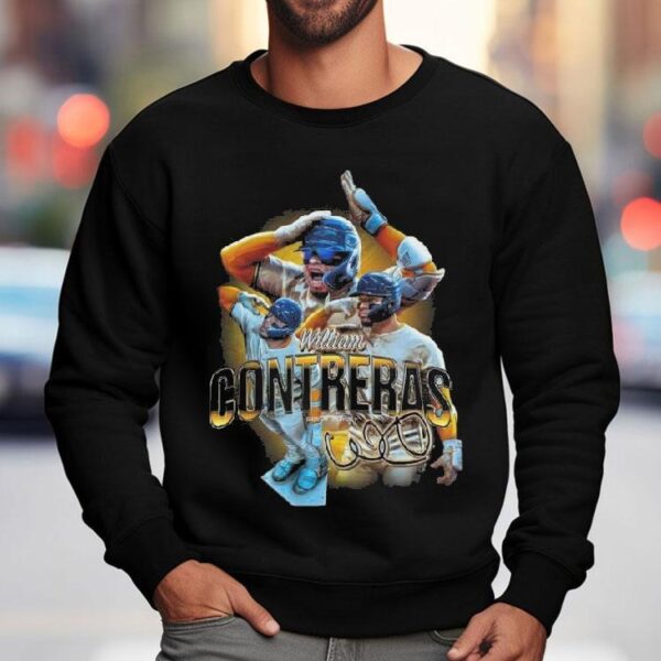 William Contreras Milwaukee Brewers Sign 2025 Shirt