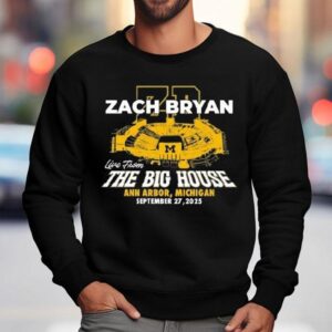 Zach Bryan Michigan Stadium September 27 2025 Shirt 3 Zach Bryan Michigan Stadium September Sweatshirt