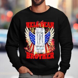 Zero Sugar White Monster Hell Yeah Brother Eagles Wings America Sweatshirt