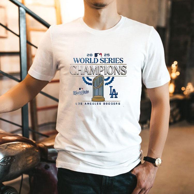 Los Angeles Dodgers 2025 World Series Back To Back Champions Team Signature 2 Sided Shirt 2 Los Angeles Dodgers World Series Back To Back Champions Team Signature Sided Tshirt
