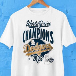 Los Angeles Dodgers 2025 World Series Champions Locker Room Replica Shirt Los Angeles Dodgers 2025 World Series Champions Locker Room Replica Shirt