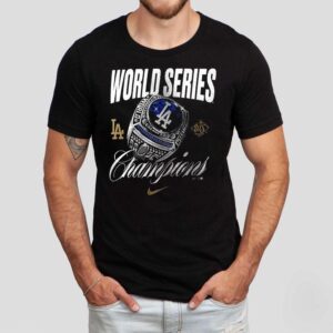 Los Angeles Dodgers 2025 World Series Champions Ring 2 Sided Shirt Los Angeles Dodgers 2025 World Series Champions Ring 2 Sided Shirt