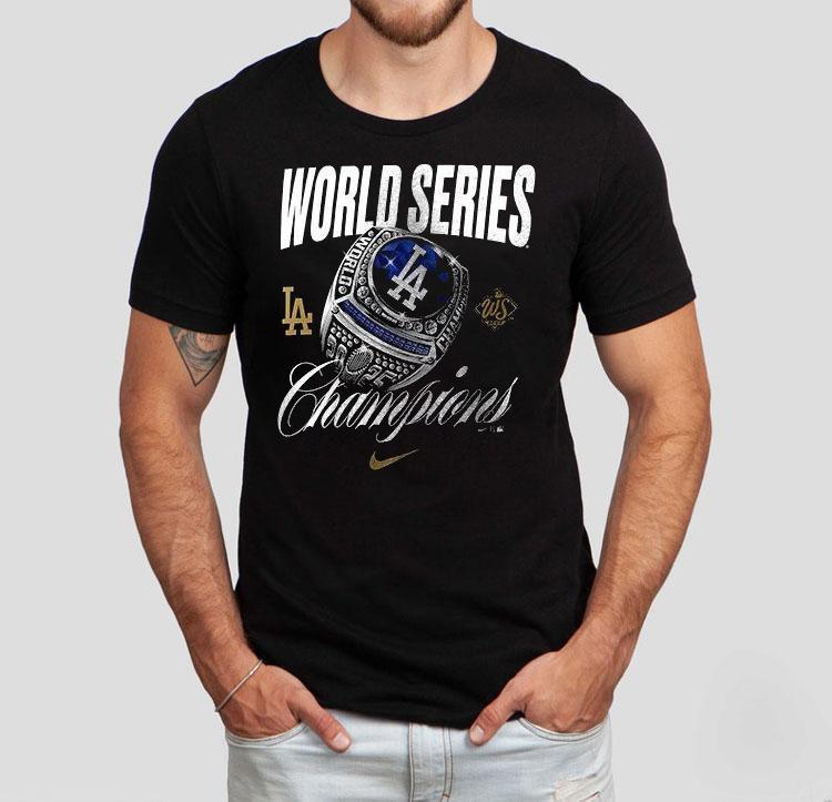 Los Angeles Dodgers 2025 World Series Champions Ring 2 Sided Shirt 4 Los Angeles Dodgers World Series Champions Ring Sided Tshirt