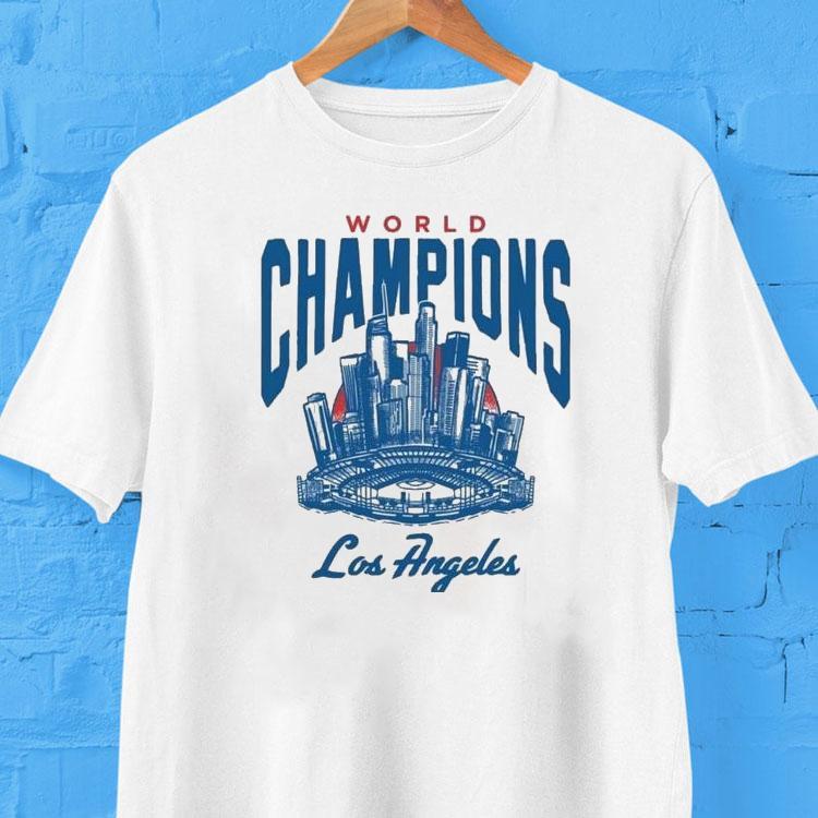Los Angeles Dodgers Champions La Skyline 2025 Shirt 2 Los Angeles Dodgers Champions La Skyline Tshirt