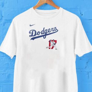 Los Angeles Dodgers Shohei Ohtani 17 Pose Graphic 2 Sided Shirt