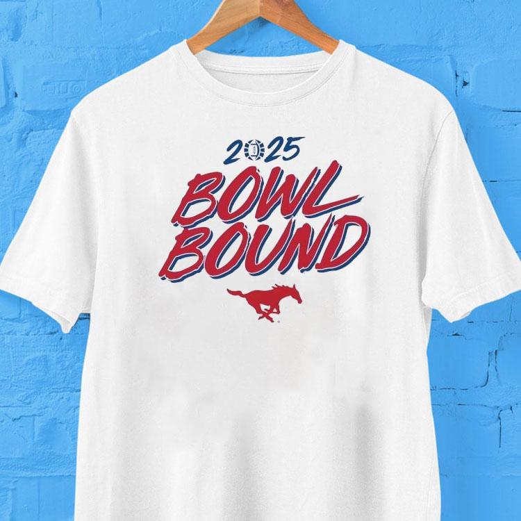Smu Mustangs Bowl Bound 2025 Shirt 2 Smu Mustangs Bowl Bound Tshirt