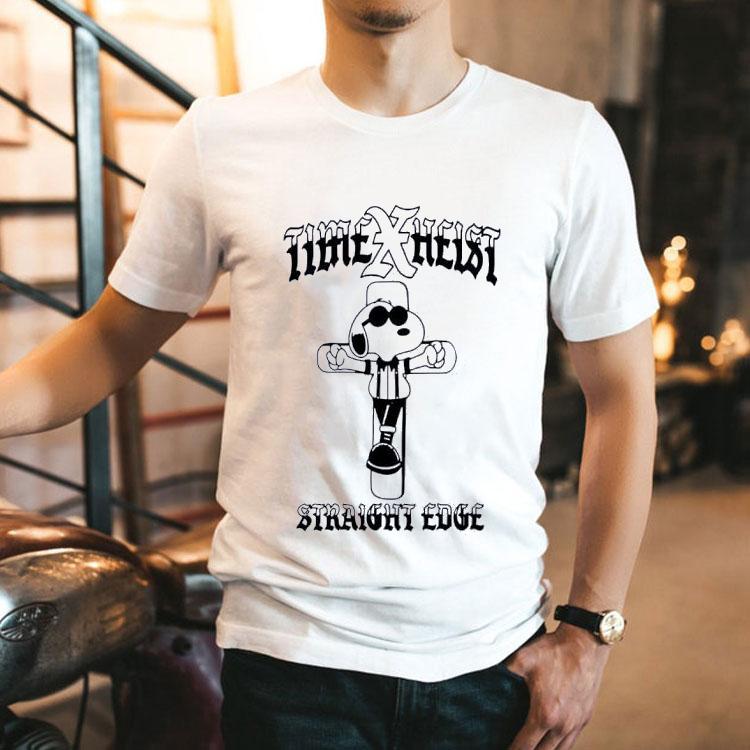 Snoopy Time X Heist Straight Edge 2025 Tour Shirt 2 Snoopy Time X Heist Straight Edge Tour Tshirt
