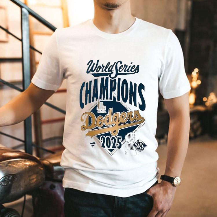 Los Angeles Dodgers 2025 World Series Champions Locker Room Replica Shirt Los Angeles Dodgers 2025 World Series Champions Locker Room Replica Shirt