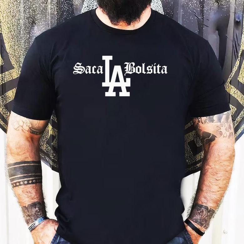 Los Angeles Dodgers Saca Bolsita Shirt Los Angeles Dodgers Saca Bolsita Shirt