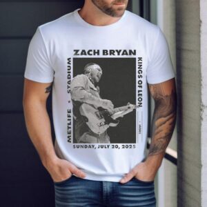 Zach Bryan Metlife Stadium 2025 Meadowlands Kings Of Leon Shirt
