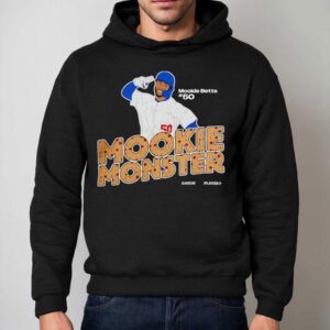 Los Angeles Dodgers Mookie Monster 2025 World Series Champions Shirt 2 Los Angeles Dodgers Mookie Monster World Series Champions Hoodie