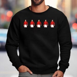 Five Cantonas Christmas Shirt 3 Five Cantonas Christmas Sweatshirt