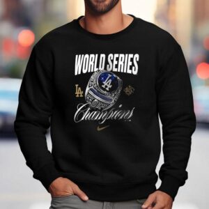 Los Angeles Dodgers 2025 World Series Champions Ring 2 Sided Shirt 3 Los Angeles Dodgers World Series Champions Ring Sided Sweatshirt