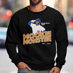 Los Angeles Dodgers Mookie Monster 2025 World Series Champions Shirt 3 Los Angeles Dodgers Mookie Monster World Series Champions Sweatshirt